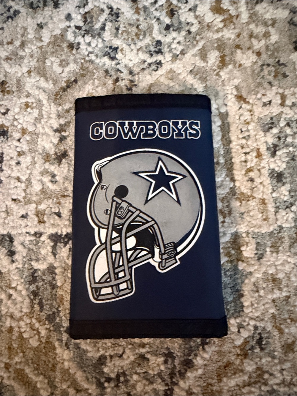 NFL Kids Cowboys Wallet - Navy and Silver